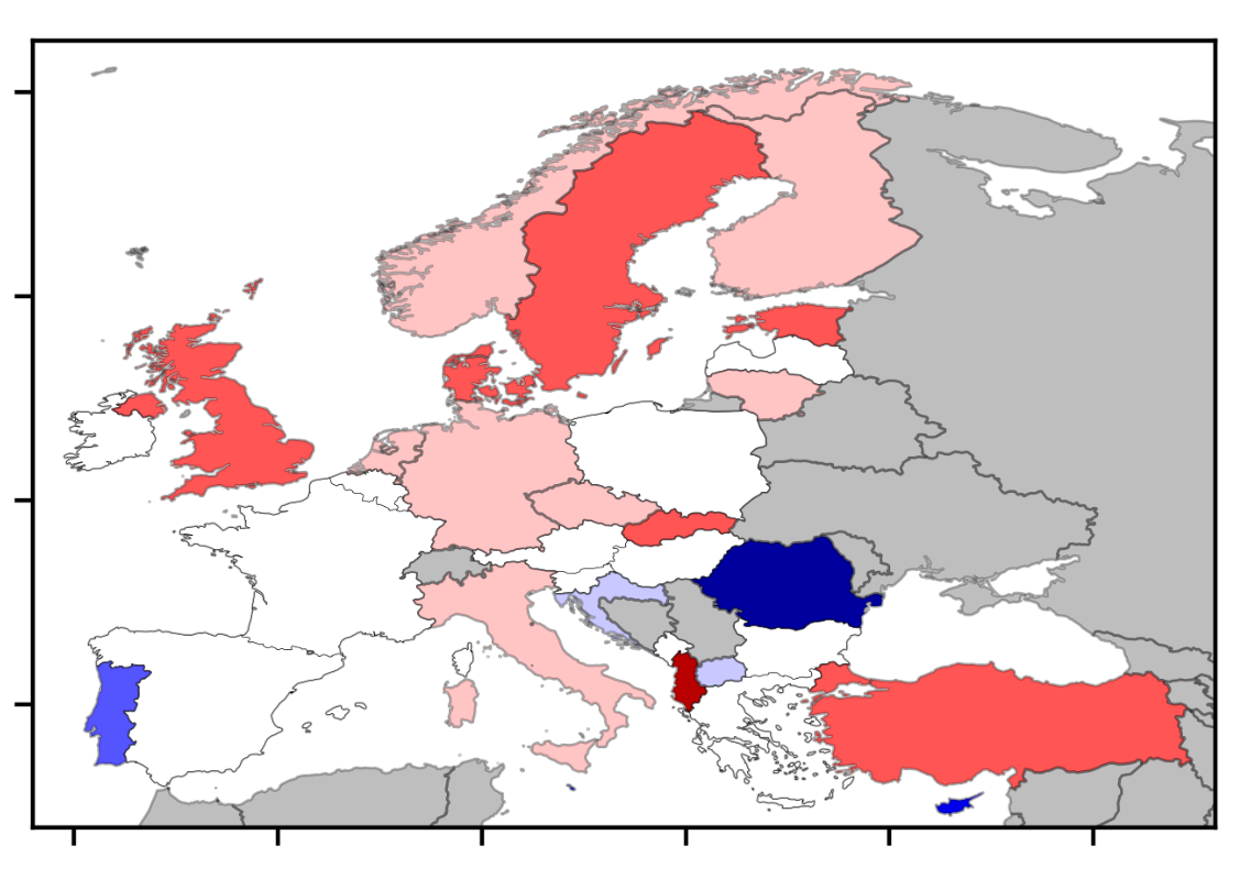 Costs of climate change in Europe